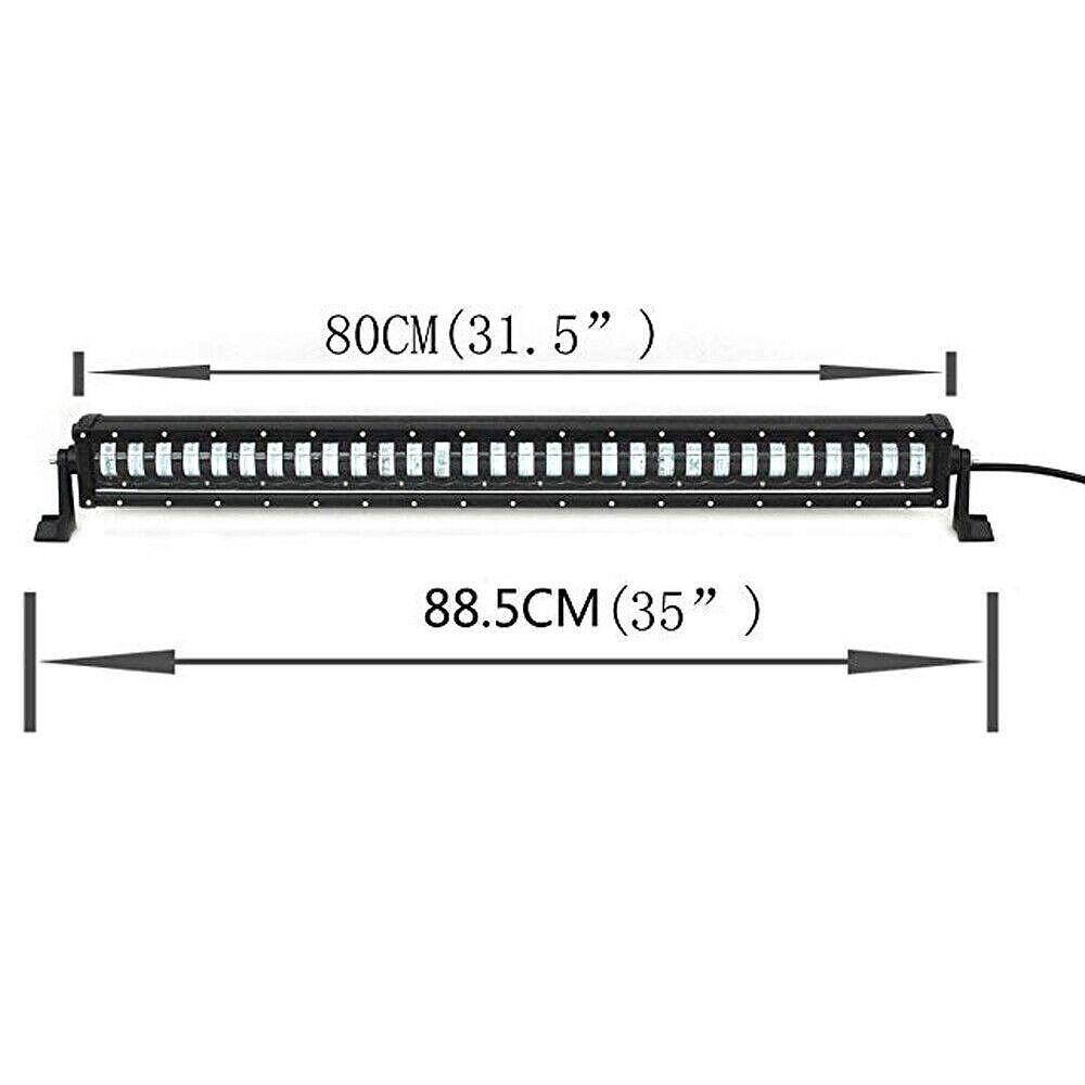 10D 88.5см 240W LED LIGHT BAR с лупи, Hi/Lo Основна и габаритна светлина, прав led лайт бар