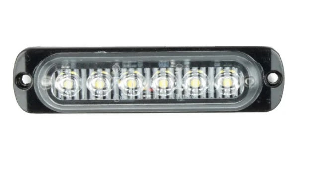 LED  Диоден 12-24V Габарит Маркер Токос за камион бус ван каравана платформа кемпер бял 112 x 29mm