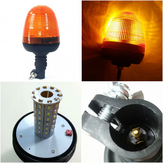 LED Аварийна/сигнална лампиа Маяк буркан 12/24V