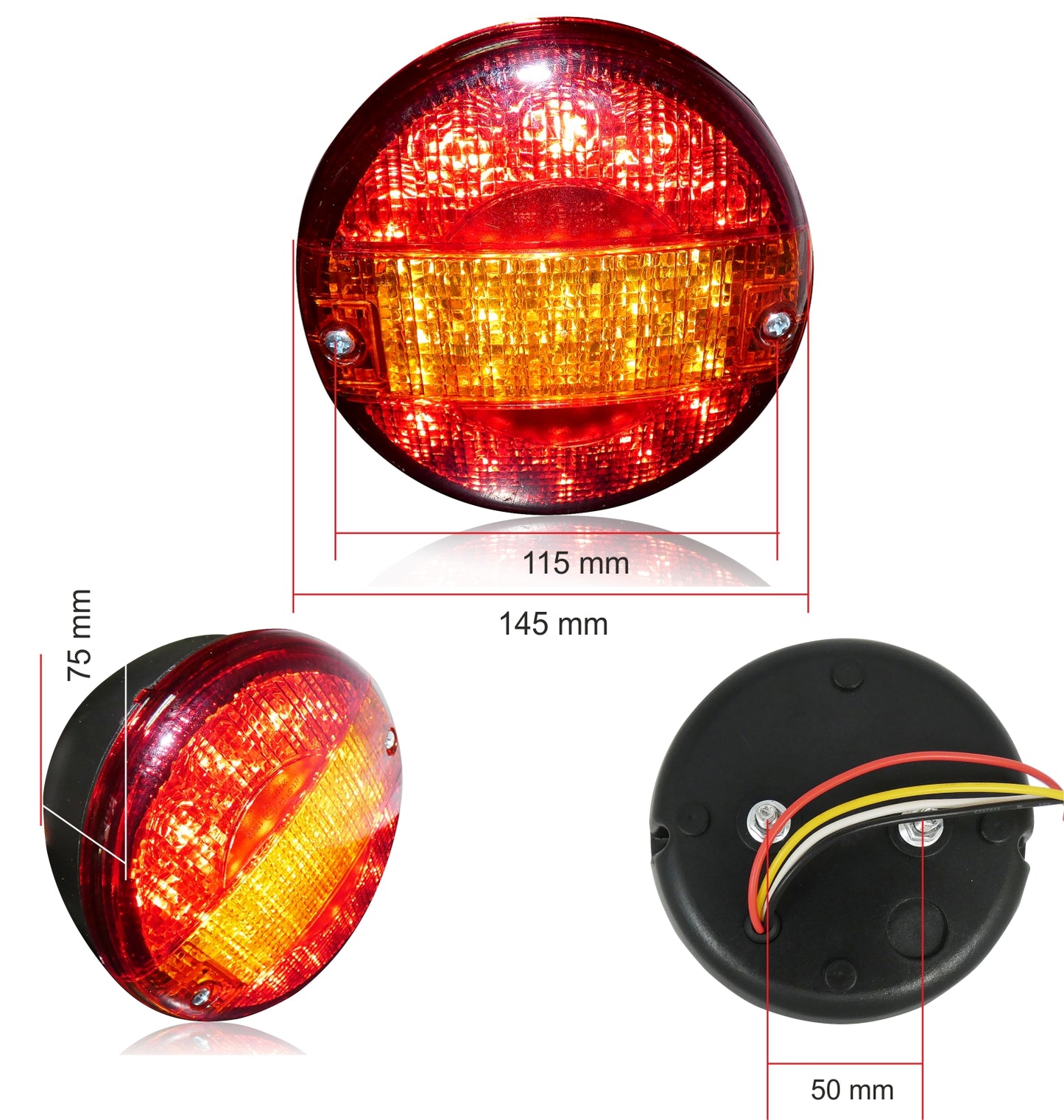LED Диоден стоп тип хамбургер, 12V 24V Волта, бус, камион, ТИР, ремарке