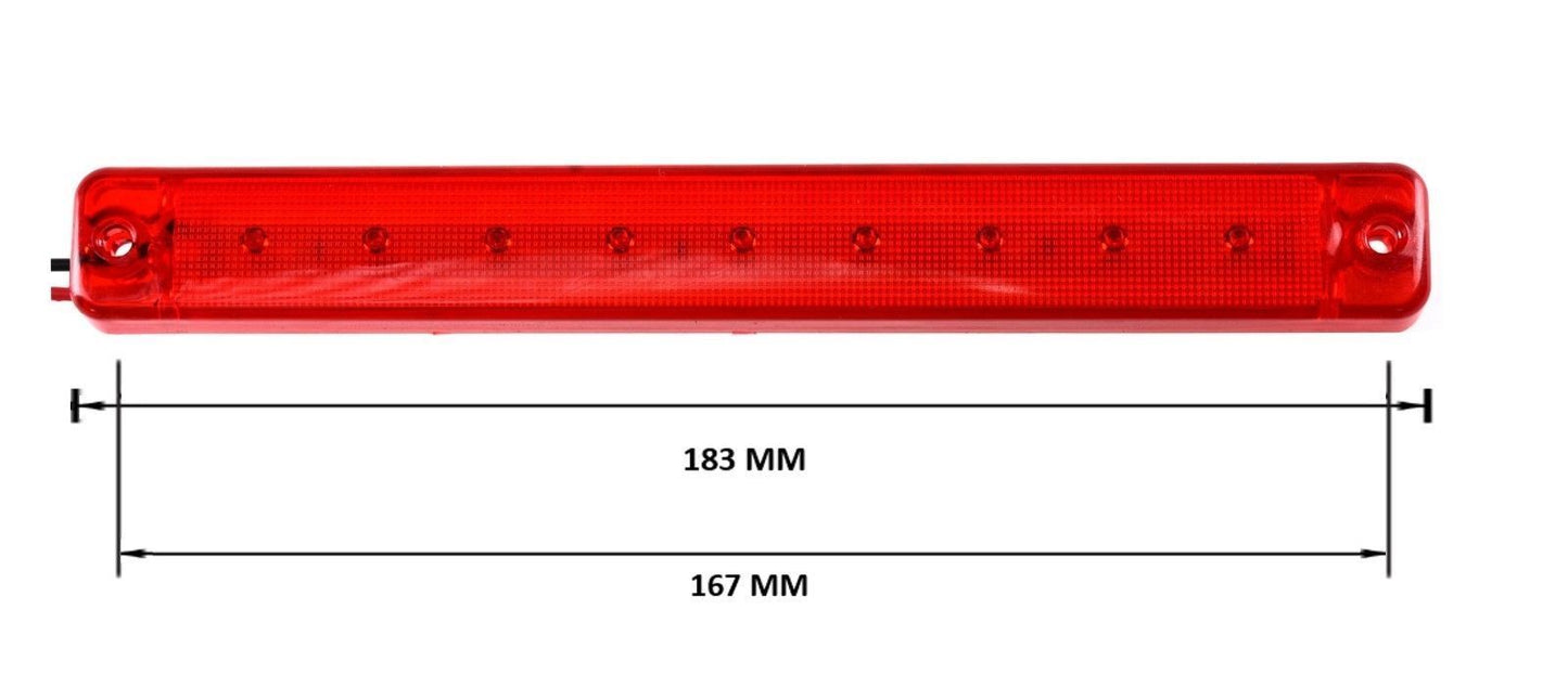 9 LED 24V ЧЕРВЕН МАРКЕР СВЕТОДИОДЕН ГАБАРИТ