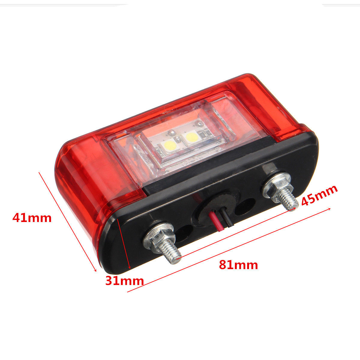 4 SMD LED  Oсветление Плафон за Регистрационен Заден Номер 24V