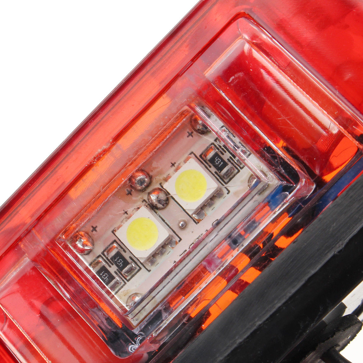 4 SMD LED  Oсветление Плафон за Регистрационен Заден Номер 24V
