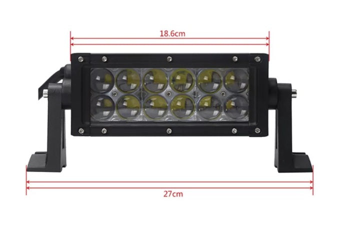 18.5 См 36W Мощен 4D 4Д Led Bar Led Диоден Бар Прожектор 12V 24V 2520 Лумена