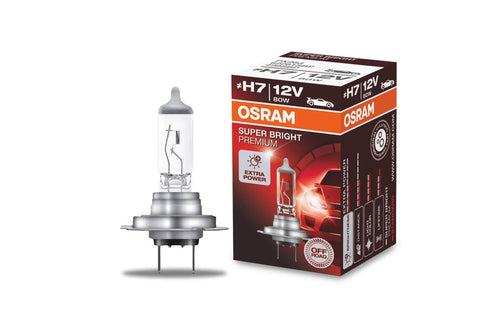 1бр. Халогенна крушка Osram H7 Super Bright Premium 12V, 80W, PX26d