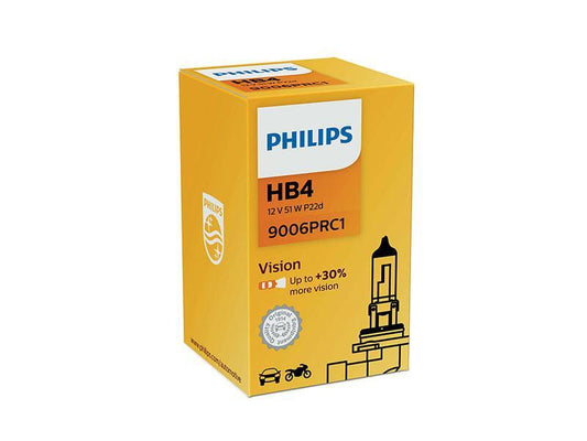 1бр. Халогенна крушка Philips HB4 Vision 12V, 55W, P20D