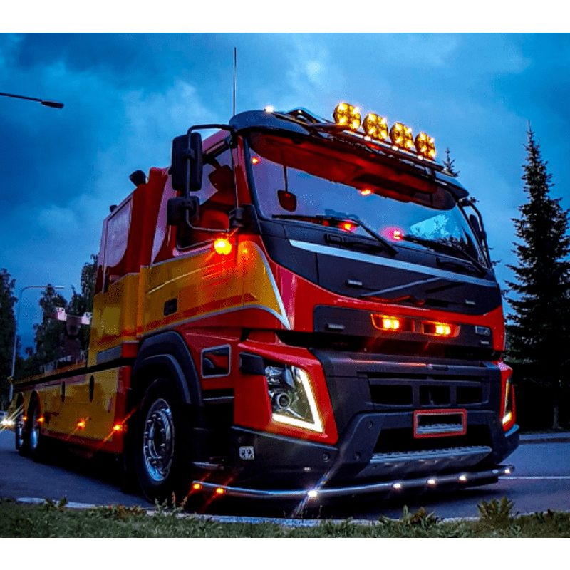 1бр Кръгъл LED фар 8.6" 120W , Ø 218мм, 12/24V диоден халоген