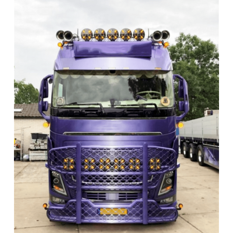 1бр Кръгъл LED фар 8.6" 120W , Ø 218мм, 12/24V диоден халоген