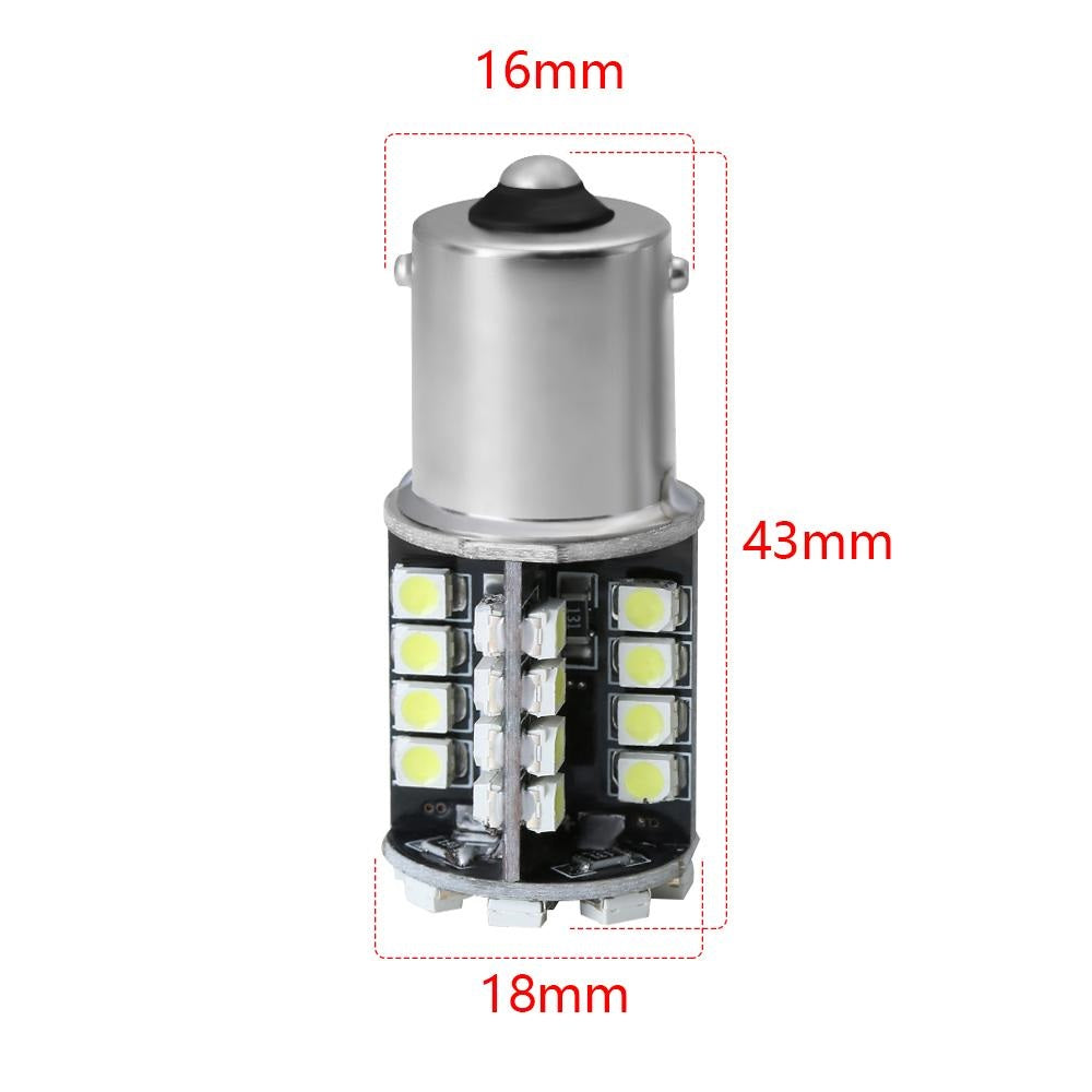 LED  Крушки, 44 SMD, Canbus, 1156 (P21W), 12V, Бяла Светлина