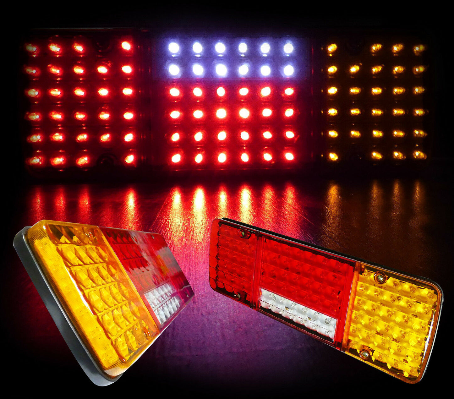 LED стопове мигач задна светлина 24V за камион бус ТИР, ремарке