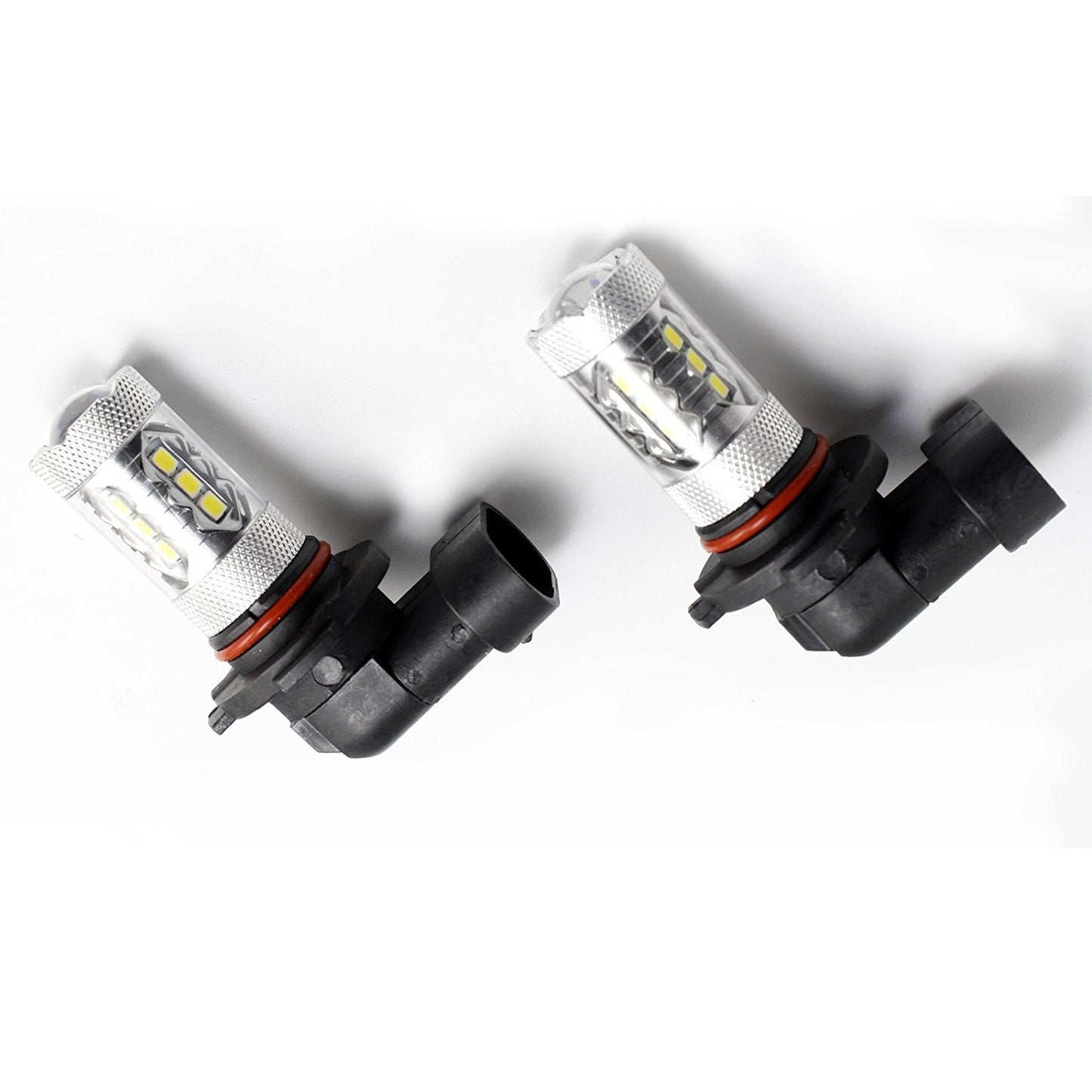 2 броя Hb4 ХБ4 9006 LED Диодни Крушки С Лупа За Халогени