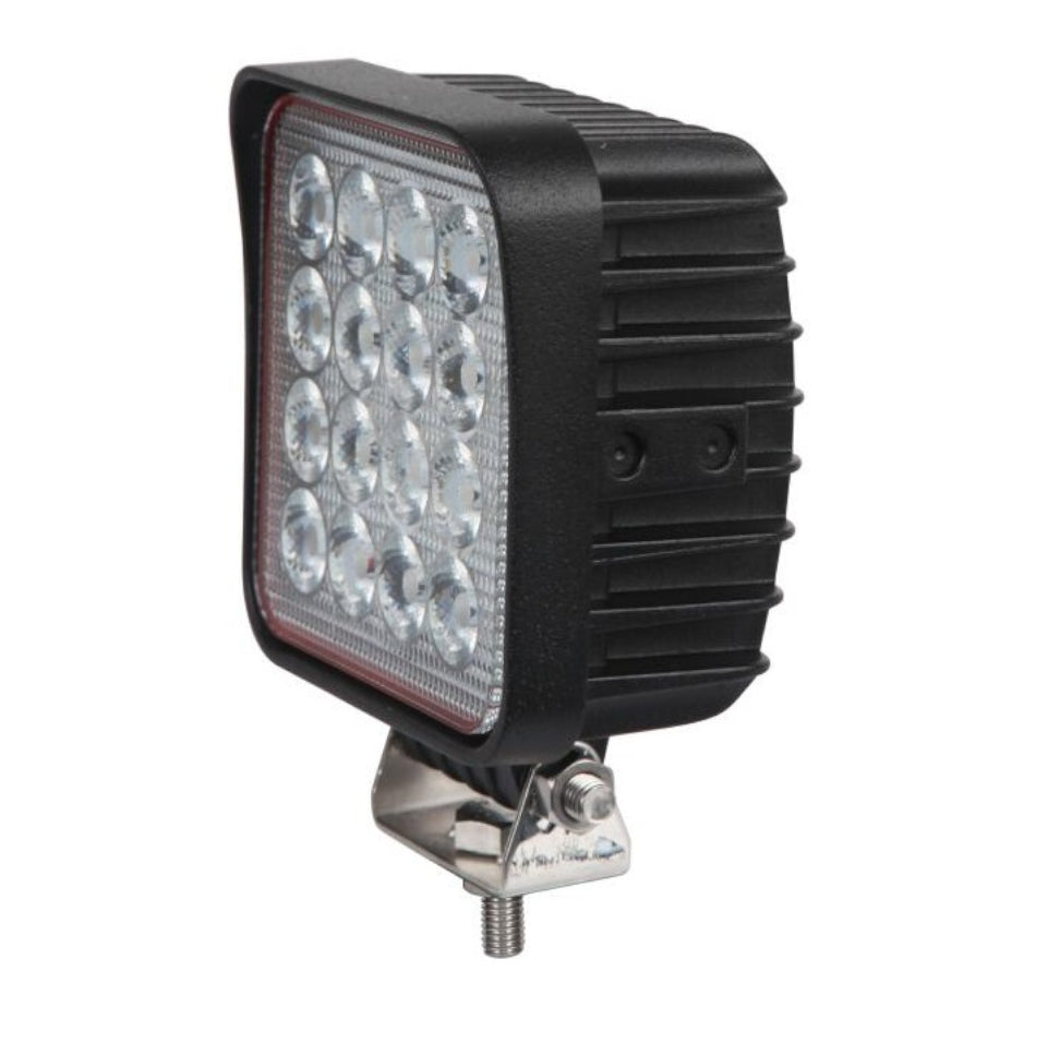 11 См Квадратен 48W Супер Мощен PRO Led Диоден Халоген Led Лампа Прожектор 12V 24V