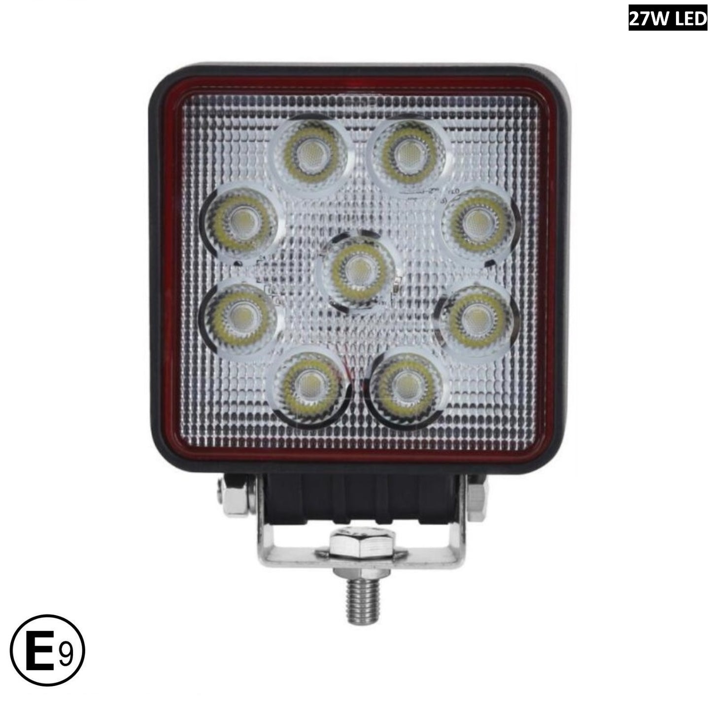 10См 27W Супер Мощен Квадратен PRO Led Диоден Халоген Led Лампа Прожектор 12-24V