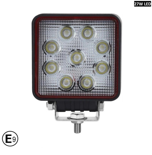 10См 27W Супер Мощен Квадратен PRO Led Диоден Халоген Led Лампа Прожектор 12-24V