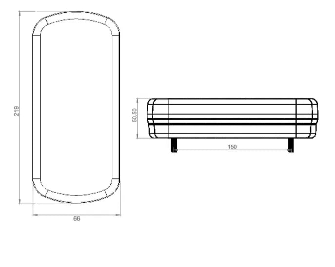 Диоден LED  Неон Стоп 12V  Бус Камион Тир Ремарке Караванa Платформа