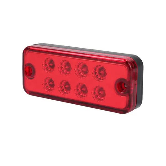 8 LED Червени - Диодни Led Габарити / Светлини / Токоси - 99mm x 40mm - 12V