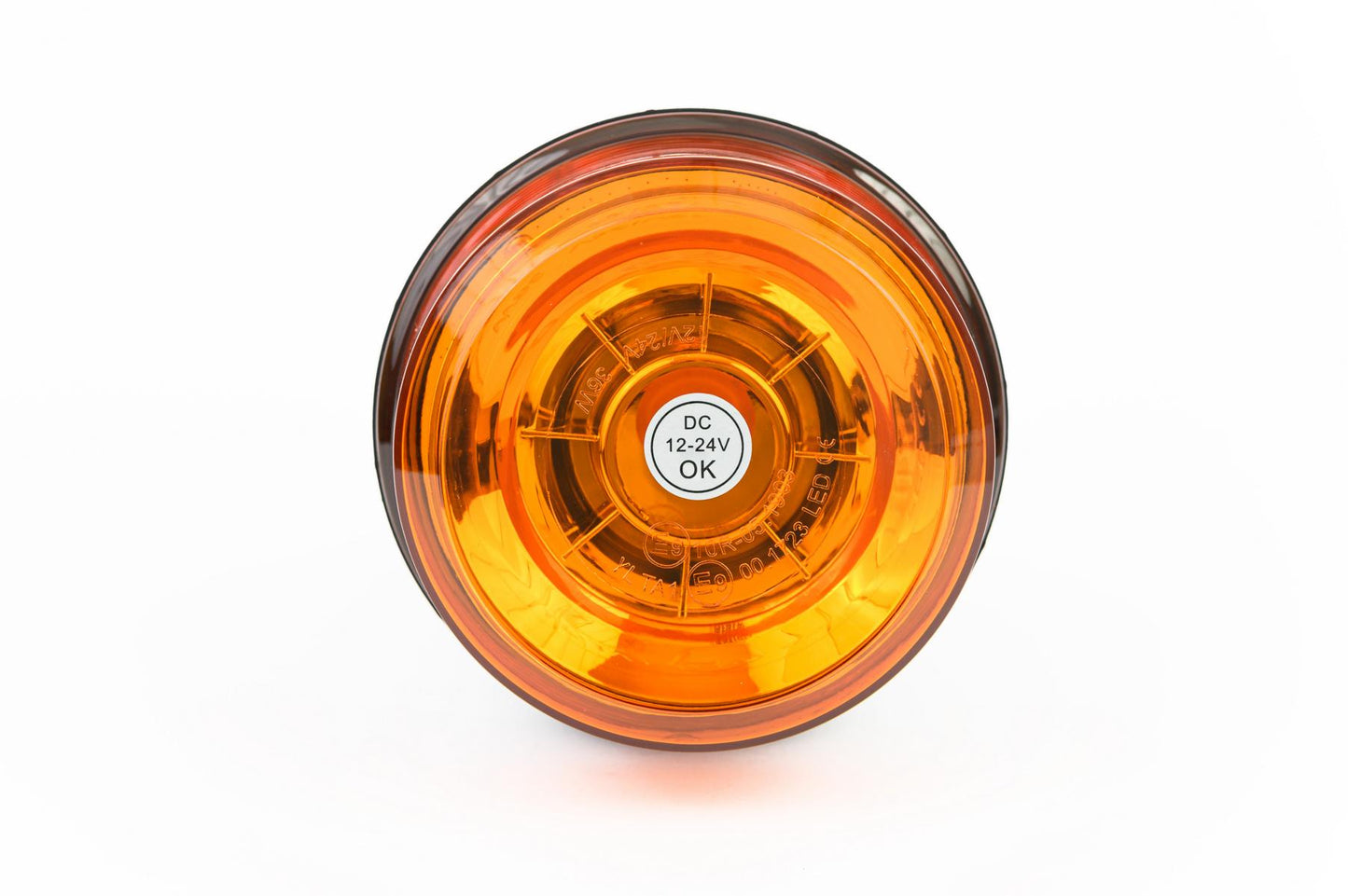 LED  Диодна Аварийна Сигнална Лампа Маяк Буркан 12/24V , Блиц, Slim, E-Mark, 12 SMD