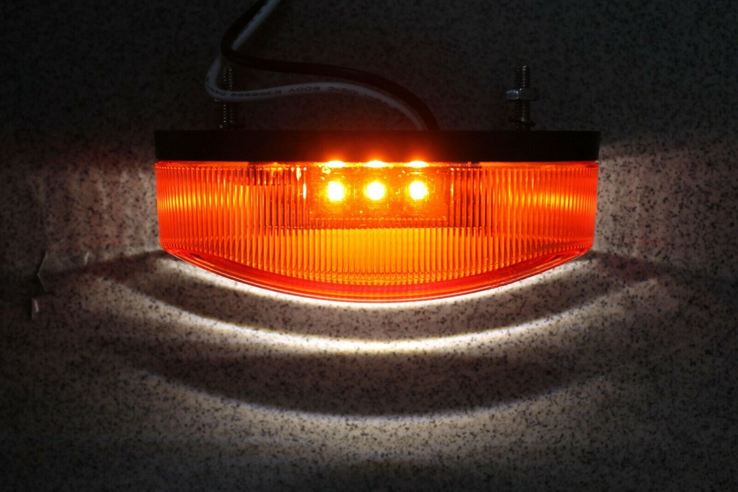 LED Диоднa Светлинa, Вертикален, Висящ Монтаж , Предна, Задна, LED Лампа, Бяло, Червено, 6 Диода, 12V/24V E-Mark