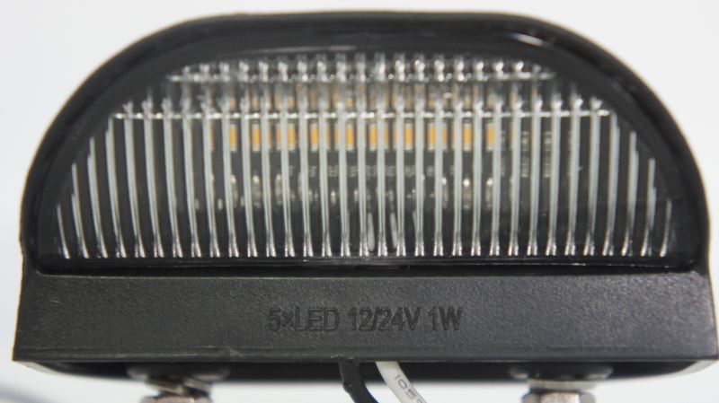 2 Броя Комплект LED Oсветление, Led Плафон за Регистрационен Номер, 12V-24V, 75X45mm