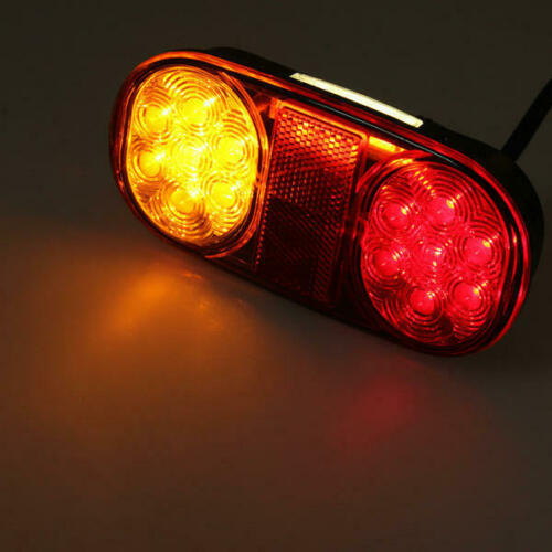 LED  Диоден Стоп, 12V, 160мм x 80мм, За Камион, Ремарке, Бус, Е11