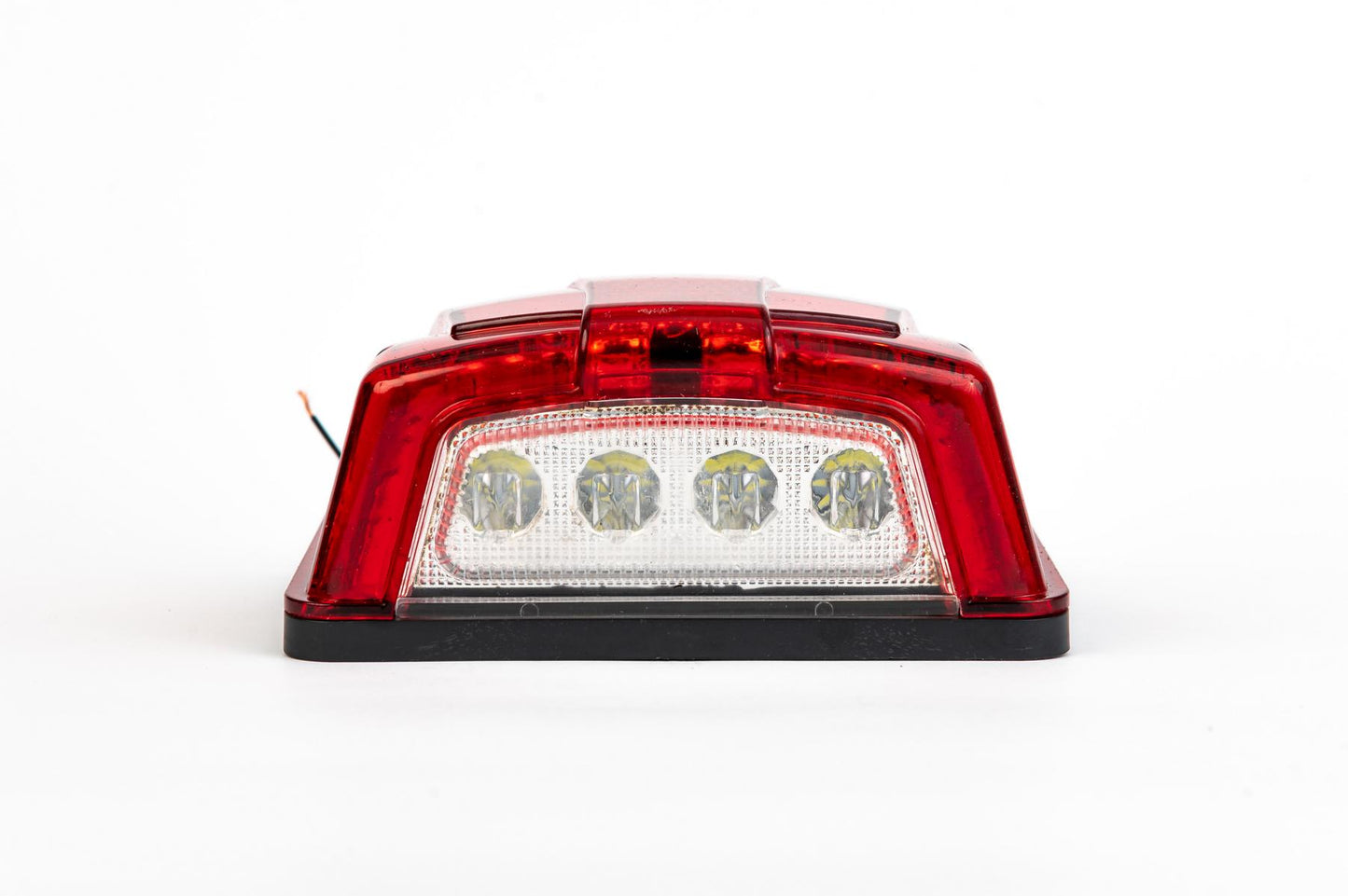 Комплект 2 в 1 - LED Oсветление Led Плафон за Регистрационен Номер и Заден Червен Габарит с Неон Ефект 12V-24V, 135 мм x 123 мм