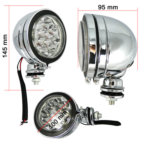 1 БРОЙ LED 4  100 мм Led Диоден Фар Прожектор Халоген За Джип Мотор 12V