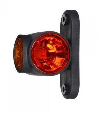 1 брой LED  Габарит Рогче12V-24V 3 SMD Диода,Тройна Функция :Червена, Бяла, Жълта Светлина, 3D Светлинен Ефект