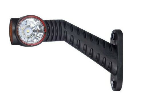 Комплект 2 броя LED  Габарит, Рогче, 17.5см, 12V-24V, 3 SMD Диода, Тройна Функция, Червена, Бяла, Жълта Светлина, 3D Светлинен Ефект