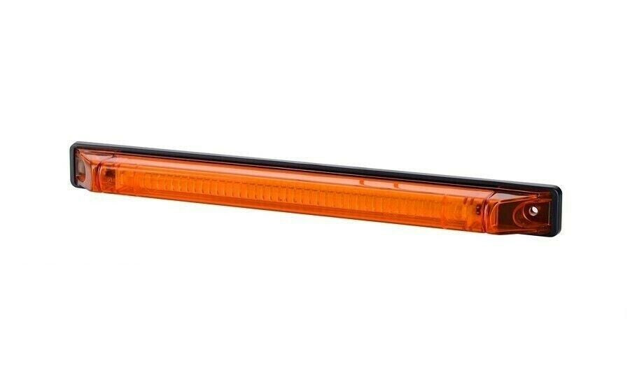LED  Диоден Габарит Маркер, Оранжев, 25,5cm, 12V - 24V, E-Mark