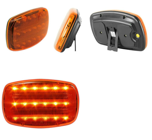 LED Аварийна/сигнална лампиа Маяк буркан с магнит 12/24V