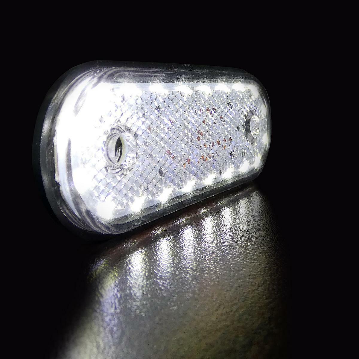 LED Диоден Габарит, Маркер, Токос, Бял, Червен, Жълт, Маркер, 20 Диода, 12V - 24V за камион бус, ван, каравана, платформа, кемпер