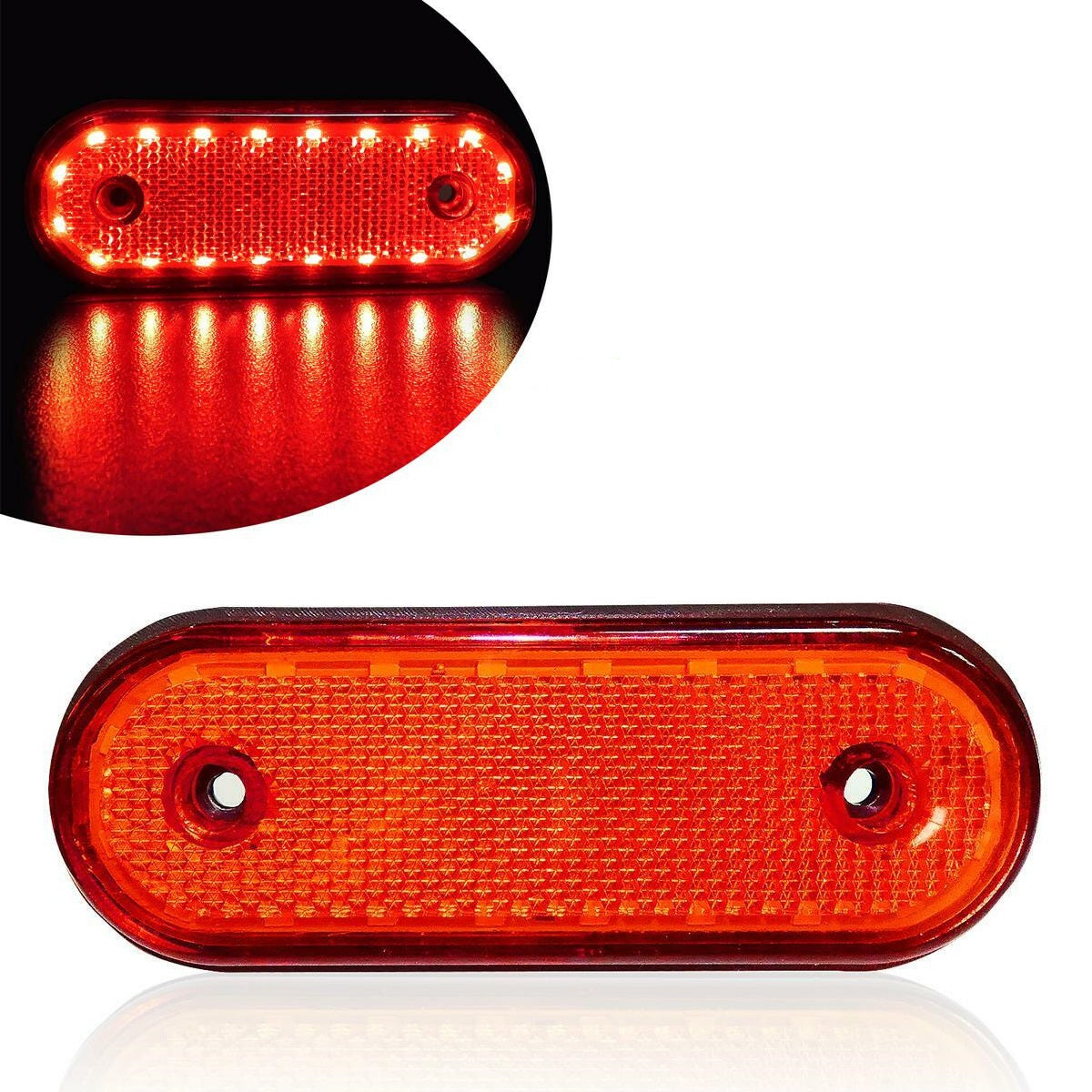 LED Диоден Габарит,Червен, 20 Диода, 12V