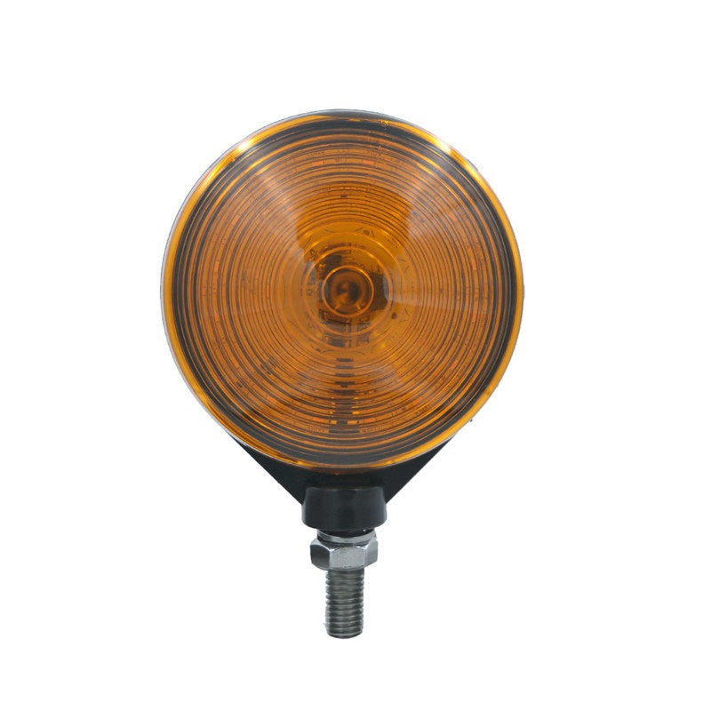 LED  Диоден Мигач, Флаш, Аварийна Светлина, 48W, 12V-24V, 109mm, За Трактор, Земеделски, Селскостопански машини