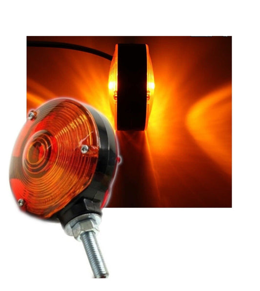 Комплект от 2 броя LED габарити за огледала ОБЕЦИ за камион 12-24V Scania Сканиа Volvo Волво MAN МАН DAF ДАФ Mercedes Мерцедес в оранжево