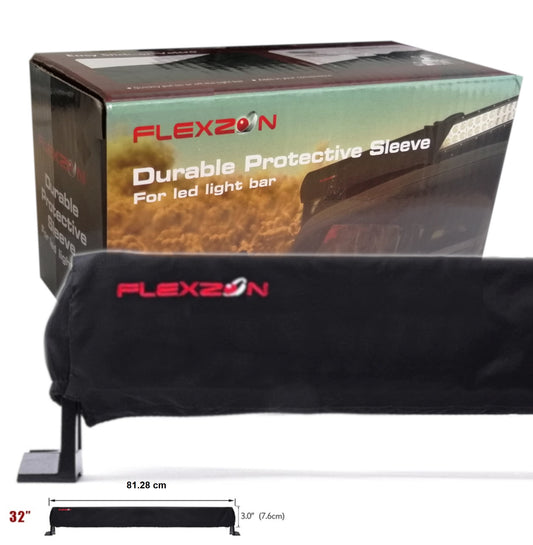 Универсален предпазен калъф протектор за led бар led bar защитава от всички метеорологични условия 81.28 см 32-инчa 32 черен