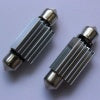 Комплект от 2 броя LED  Диодни Крушки 2 SMD 5050 31мм 12V Бяла Светлина Canbus Error Free Bez Грешки в блистер