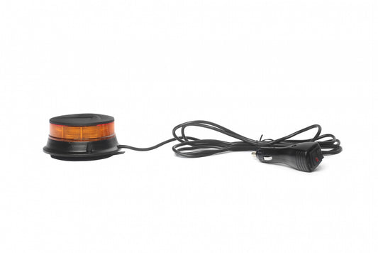 19W LED Диодна Въртяща се Сигнална Аварийна Лампа Маяк Буркан за Пътна Помощ Платформа 12V - 24V с магнит
