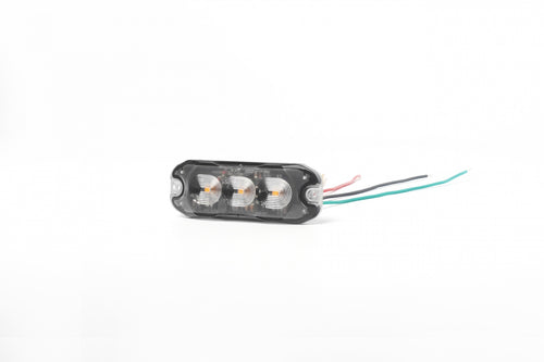 12-24V LED Жълта Аварийна Лампа Блиц Светлина Мигаща За Пътна Помощ Платформа и др. 8W с 4 режима 8х3 cm.