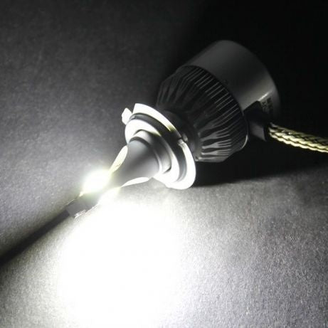 Комплект от 2 броя LED диодни крушки за фар халоген H11 / H8 / H9 12V 36W