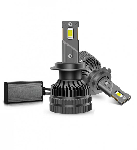 Комплект от 2 броя LED диодни крушки H7 Х7 12V 120W 13000lm за фарове Canbus без грешки 6000К