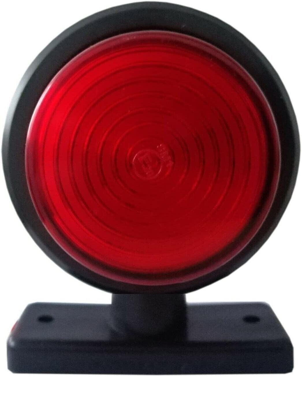 Комплект от 2 броя 12-24V LED Диодни Странични Маркери Рогчета Светлини неон ефект За Камион Ремарке Каравана Кемпер АТВ оранжево-червено