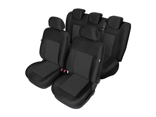 Пълен Комплект Тапицерия Kegel за предни+задни седалки на Volkswagen Passat B7 2010-2014 Черна Текстил