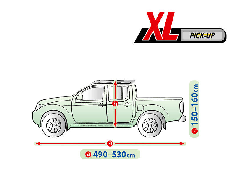 Висококачествено Покривало Kegel за Пикап Pick Up Серия Mobile Garage размер XL 490-530x150-160cm