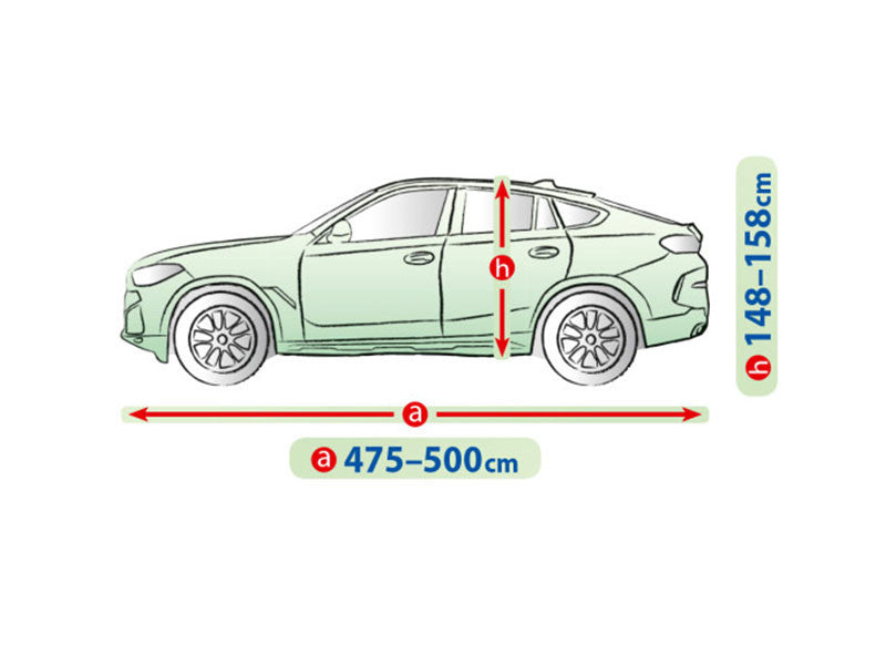 Висококачествено Покривало Kegel за Джип SUV Серия Mobile Garage размер XL 475 - 500см х 148 - 158см