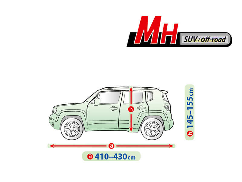 Висококачествено Покривало Kegel за Джип SUV OFF-ROAD Серия Mobile Garage размер M 410 - 430см х 145 - 155см