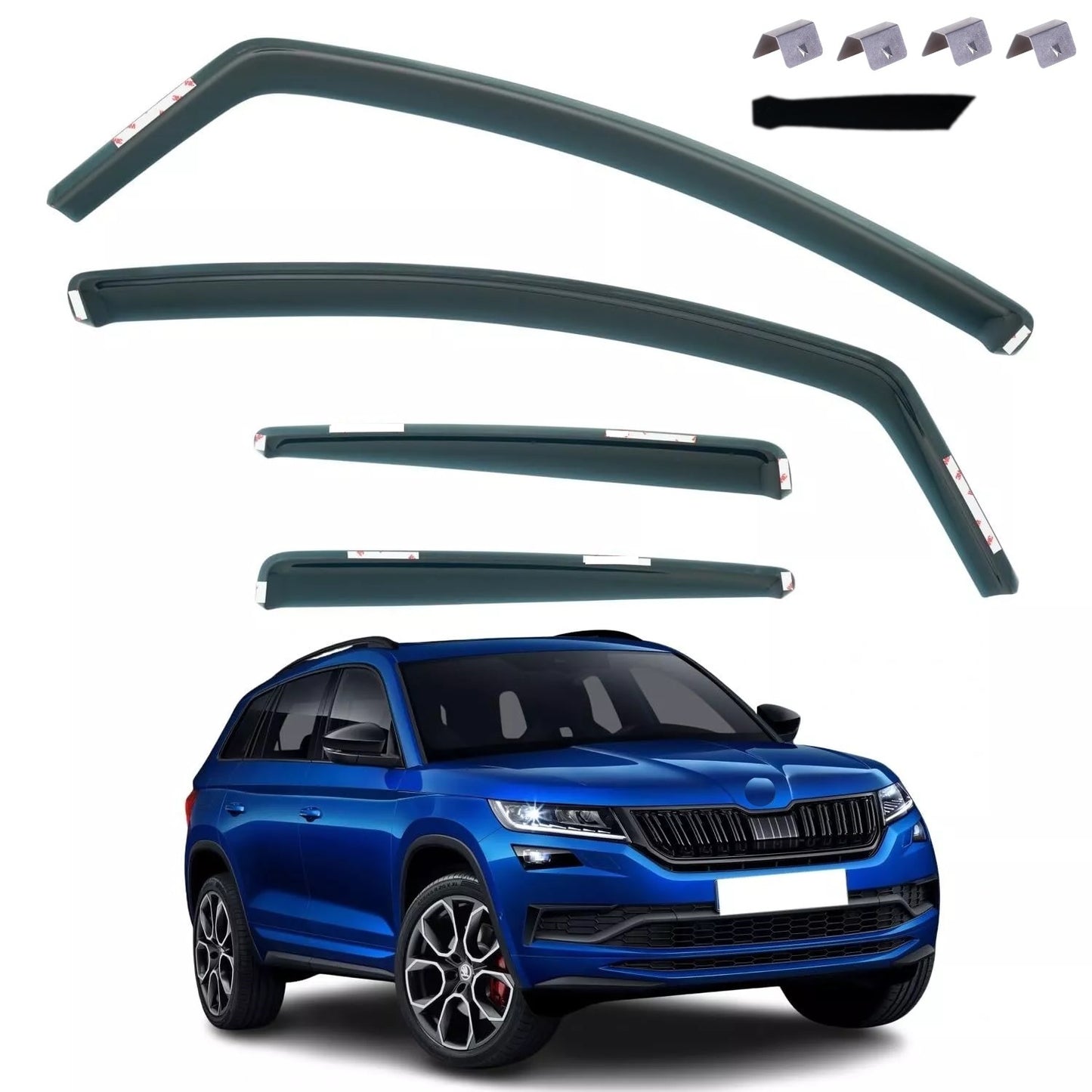 Комплект от 4бр. ветробрани за SKODA KODIAQ 2017 - 2023