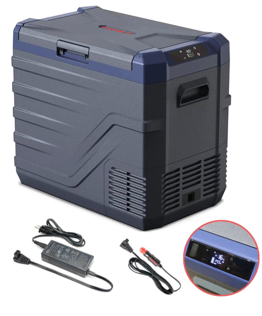 Преносим хладилник фризер хладилна кутия с компресор 12V/24V 100/220V 50 литра Flexzon
