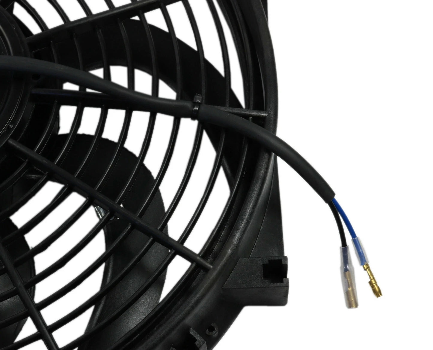 Универсален електрически вентилатор за радиатор – 14 инча(36см), 12V, 80W, ABS и стомана, безшумен