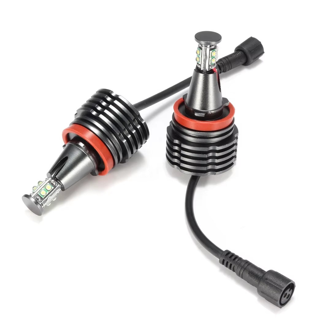 Комплект H8 40W LED Angel Eyes крушки за BMW – CANBUS, бяла светлина, OEM 63217760782