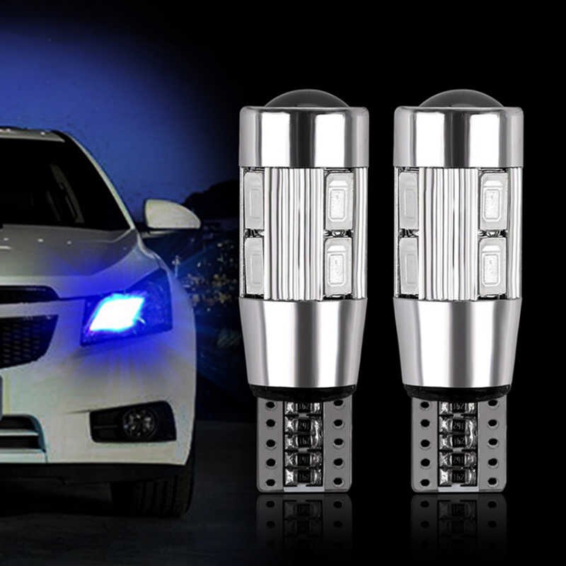 Led Крушка За Габарит Т10 W5W LED 10 SMD, Canbus, 12V Синя Светлина